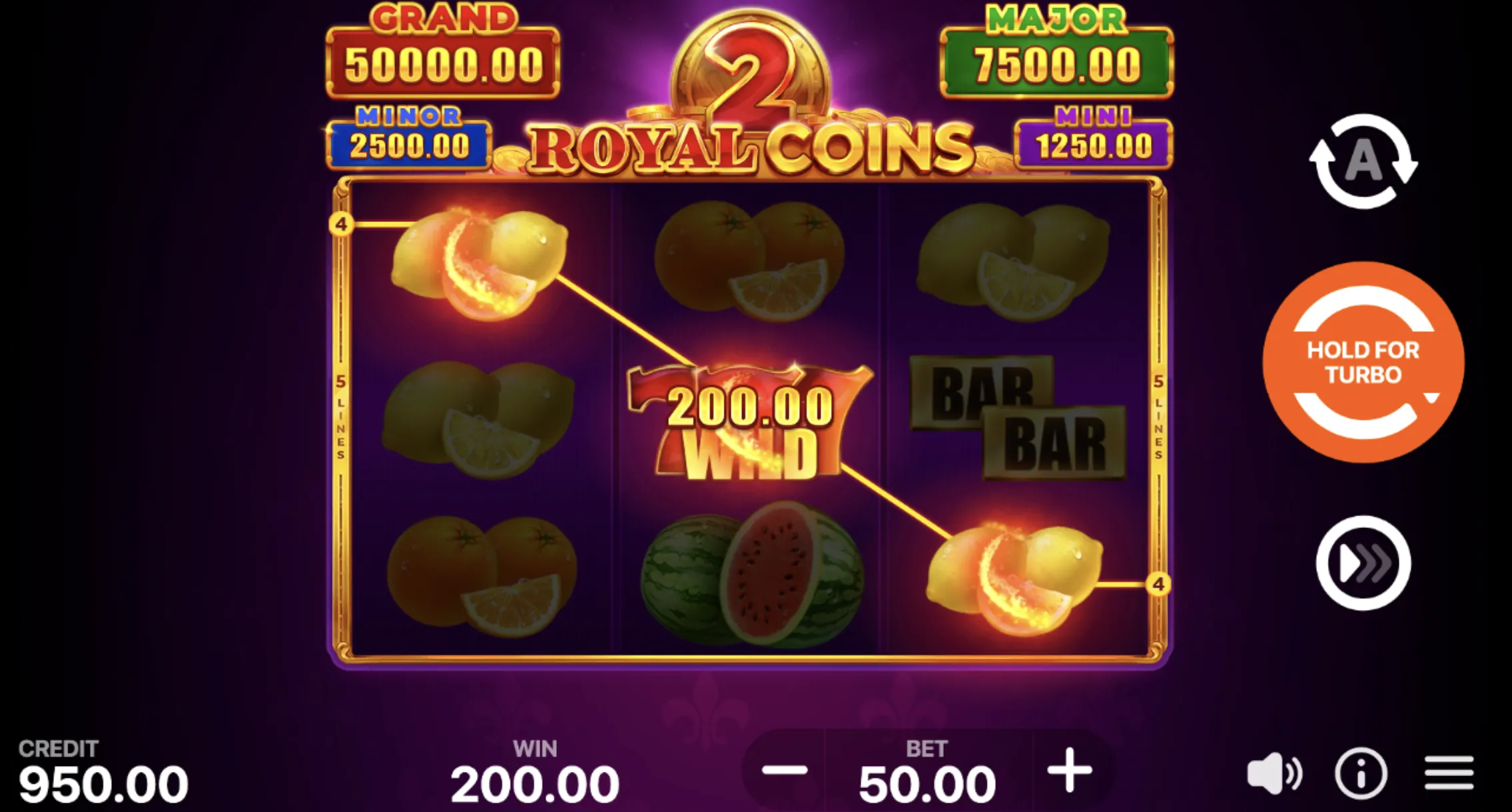 Royal Coins 2: Hold and Win