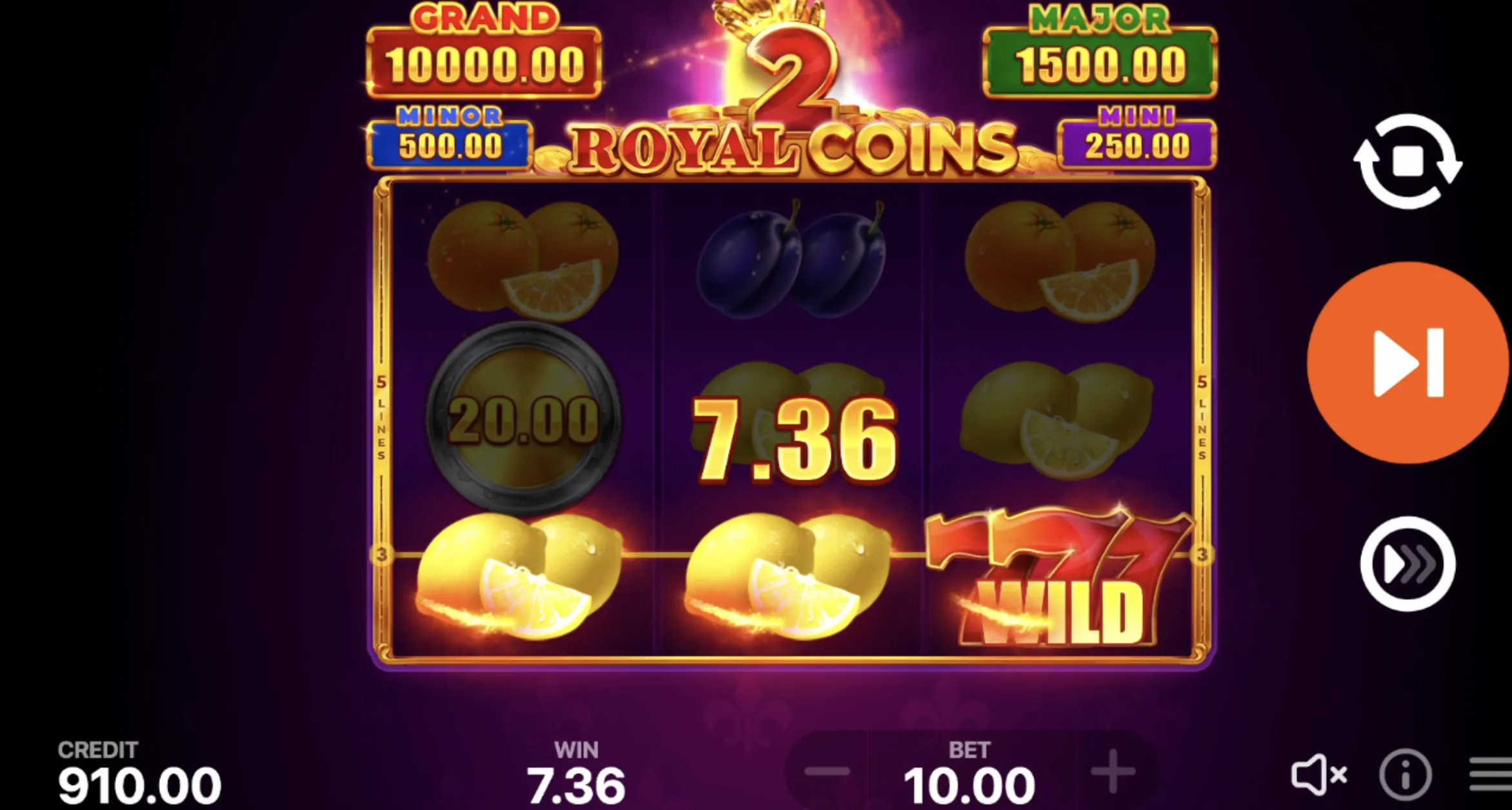 Royal Coins 2: Hold and Win Slot